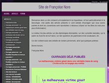 Tablet Screenshot of francoisenore.com